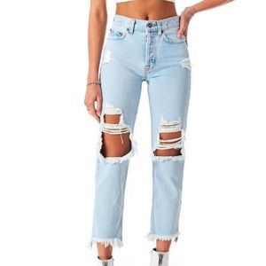 LF Light blue ripped Emelia Jackson jeans (never worn)